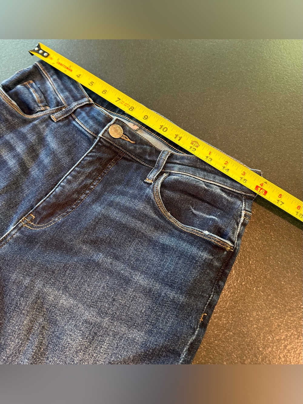 KUT From The Kloth Reese Fab Ab High Rise Straight Leg Jeans Dark Wash 8 - Picture 5 of 11